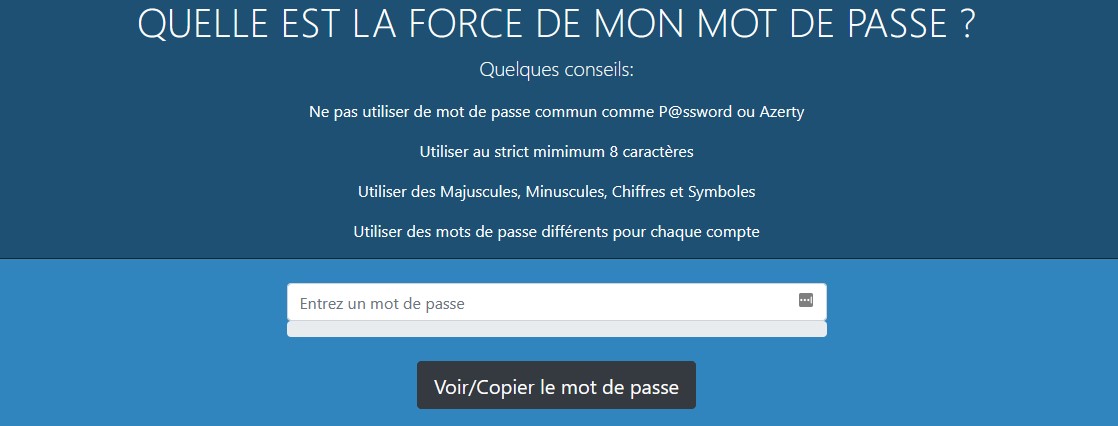 Sécurisez vos mots de passe !